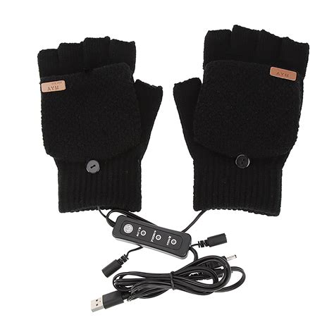 fingerless gloves heated|rechargeable heated fingerless gloves.